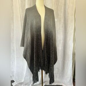 Stunning Anthropologie Maeve Embroidered Shimmer Poncho